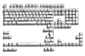 QwertyKey Manga Cherry profilú PBT keycap szett