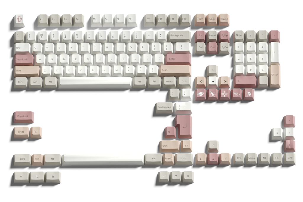 QwertyKey Mars keycap szett