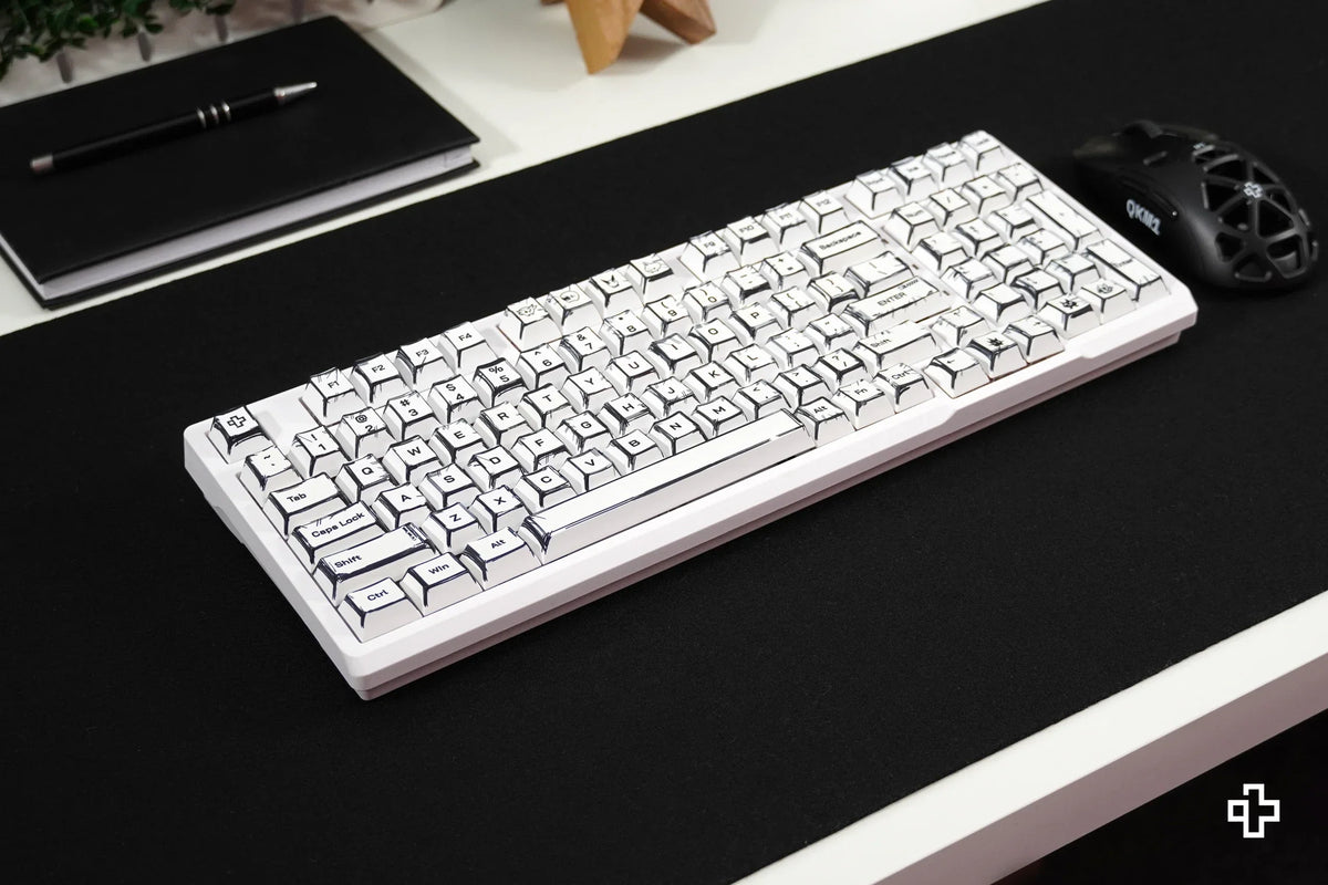 QwertyKey Manga Cherry profilú PBT keycap szett