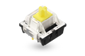 Gateron Milky Yellow Pro Black Bottom – lineáris mechanikus switch
