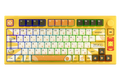 QwertyKey75 Ramen – vezeték nélküli mechanikus gamer billentyűzet, hot-swap, Full RGB, gasket mount
