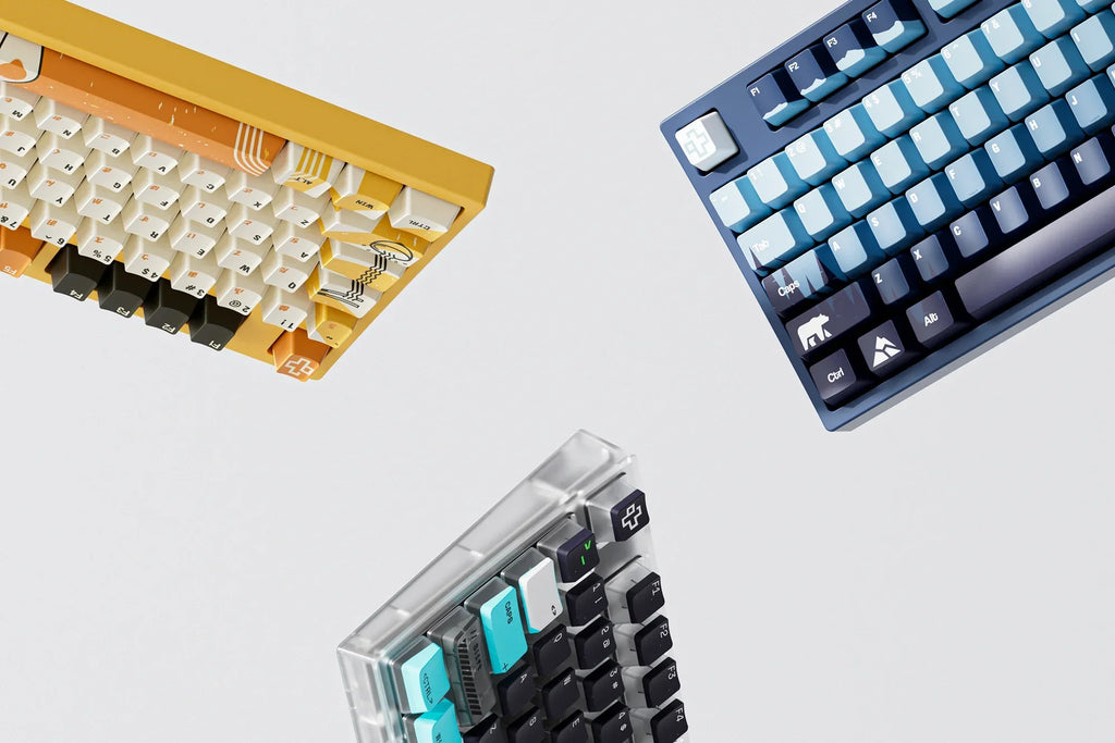 QwertyKey75 Ramen – vezeték nélküli mechanikus gamer billentyűzet, hot-swap, Full RGB, gasket mount