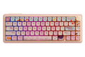 QwertyKey65 Pro Bliss – vezeték nélküli mechanikus gamer billentyűzet, hot-swap, Full RGB, VIA