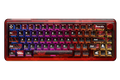 QwertyKey65 Pro Dracula – vezeték nélküli mechanikus gamer billentyűzet, hot-swap, Full RGB, VIA