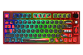 QwertyKey75 Samurai – vezeték nélküli mechanikus gamer billentyűzet, hot-swap, Full RGB, QMK/VIA, gasket mount