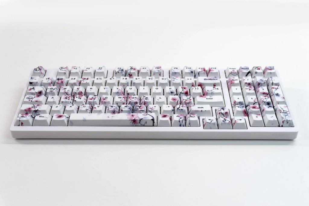 Sakura V2 PBT dye-sub keycap szett, Cherry profil