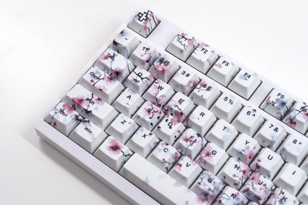 Sakura V2 PBT dye-sub keycap szett, Cherry profil