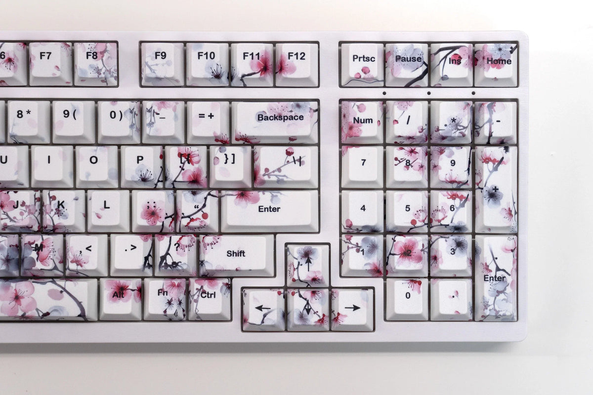 Sakura V2 PBT dye-sub keycap szett, Cherry profil