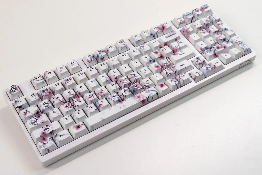 Sakura V2 PBT dye-sub keycap szett, Cherry profil