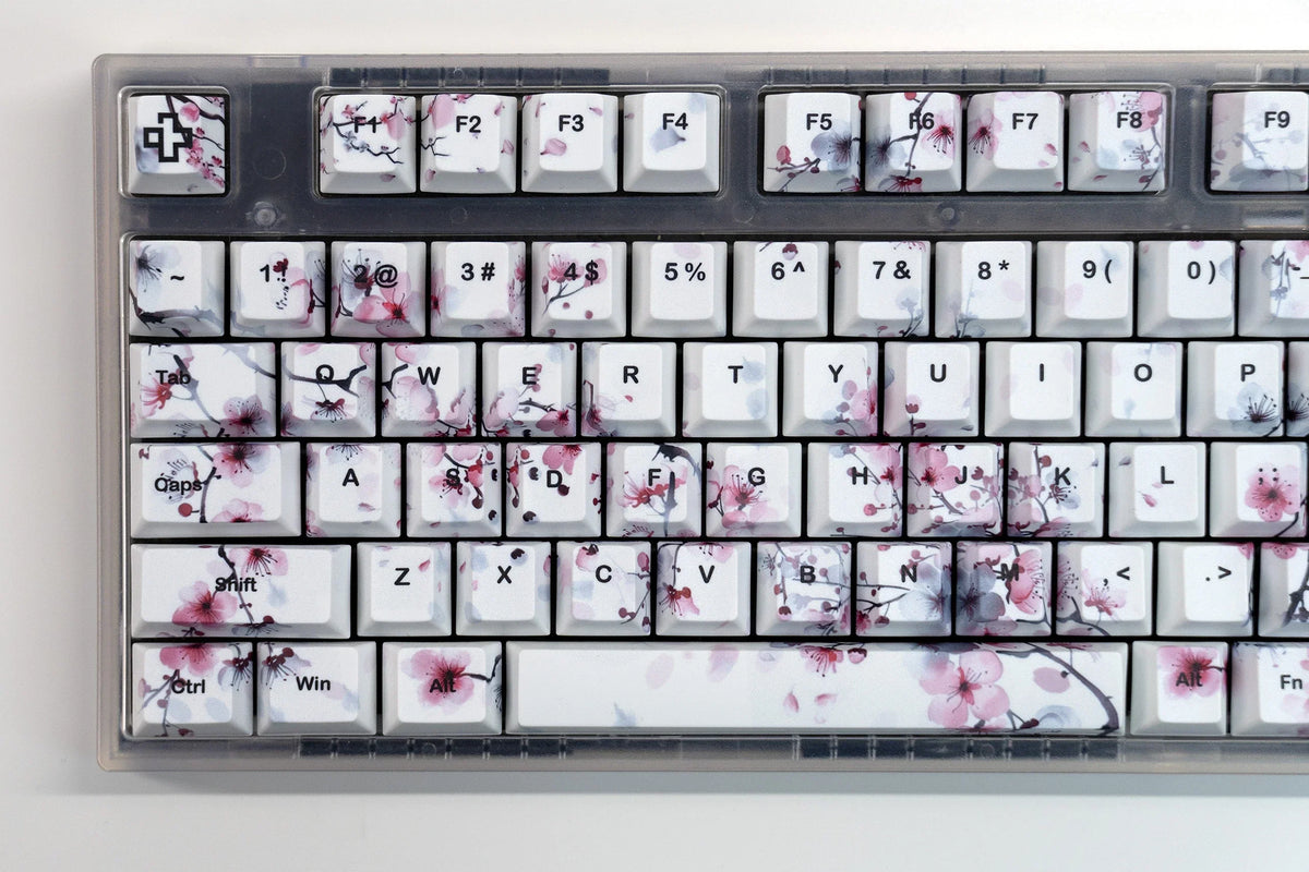 Sakura V2 PBT dye-sub keycap szett, Cherry profil