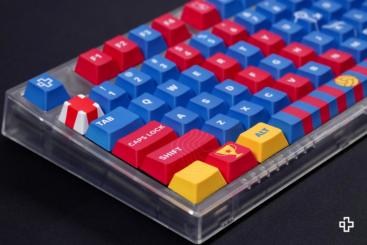 QwertyKey Catalunya dye-sub Cherry profilú keycap szett
