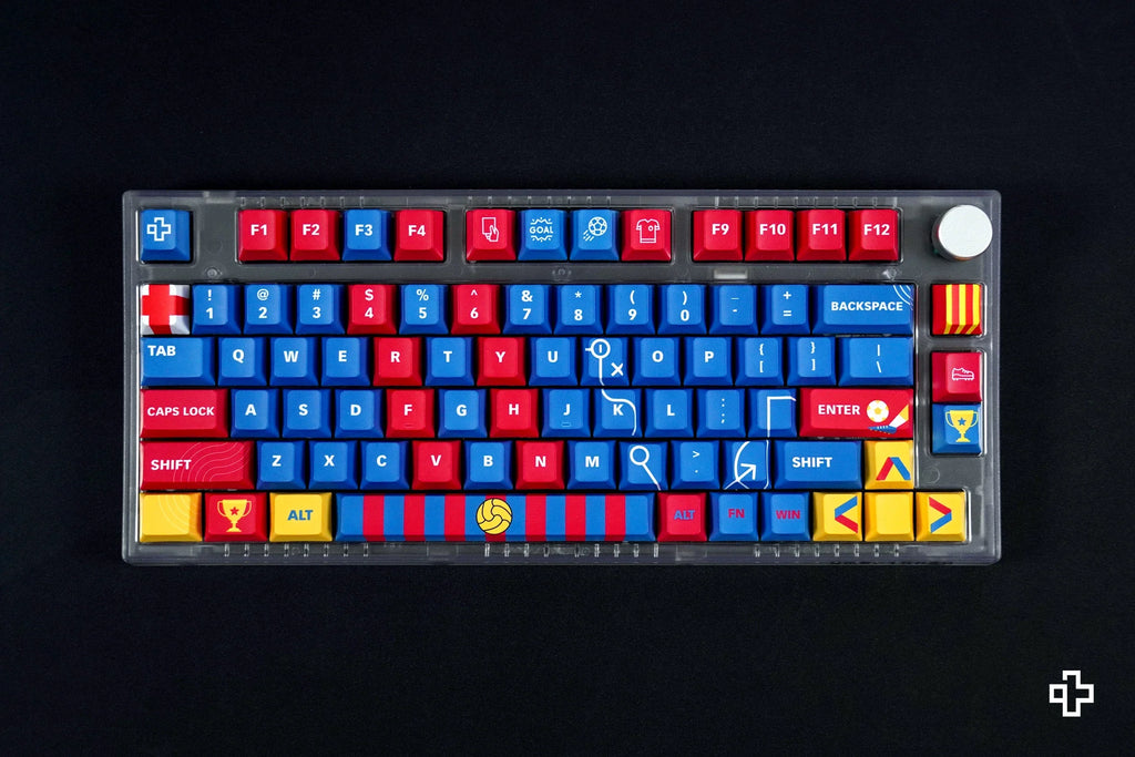QwertyKey Catalunya dye-sub Cherry profilú keycap szett