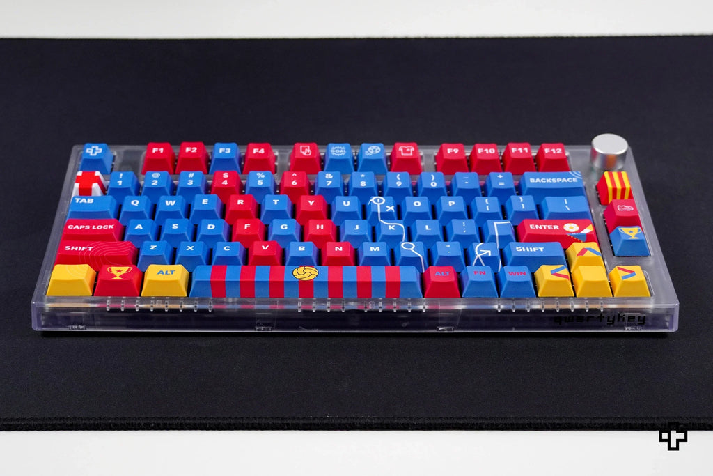 QwertyKey Catalunya dye-sub Cherry profilú keycap szett