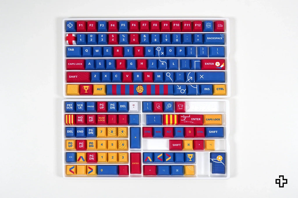 QwertyKey Catalunya dye-sub Cherry profilú keycap szett