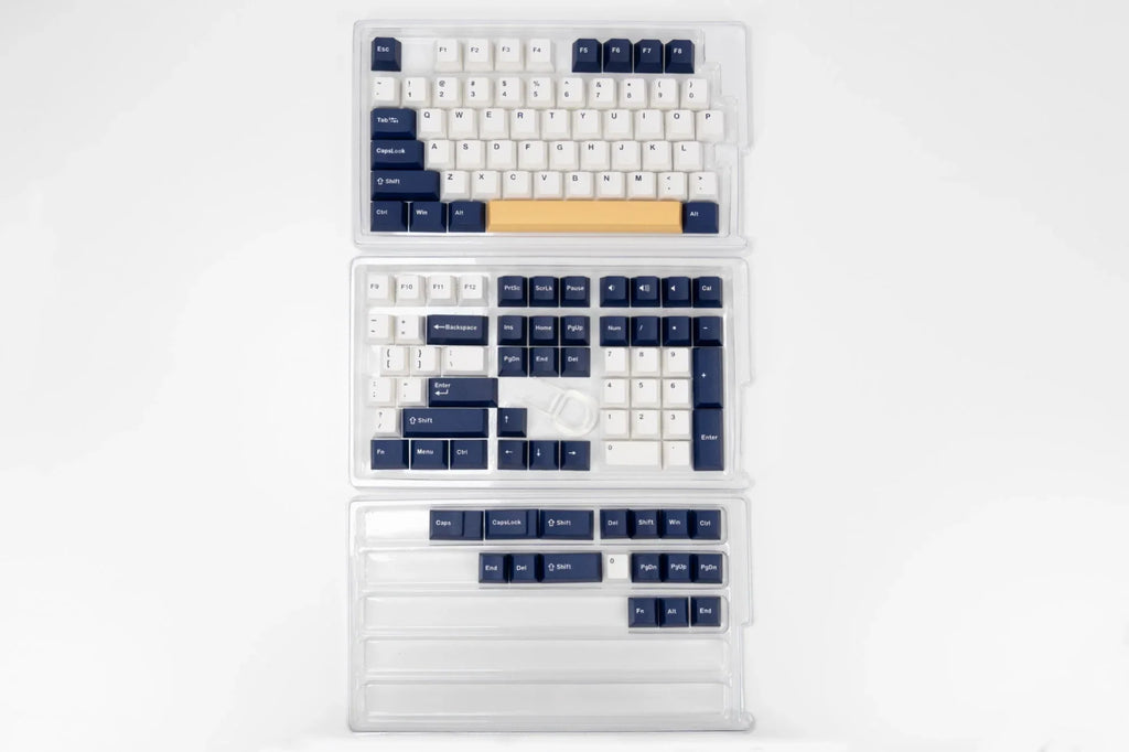 QWERTY Submarine Cherry profilú PBT double-shot keycap szett