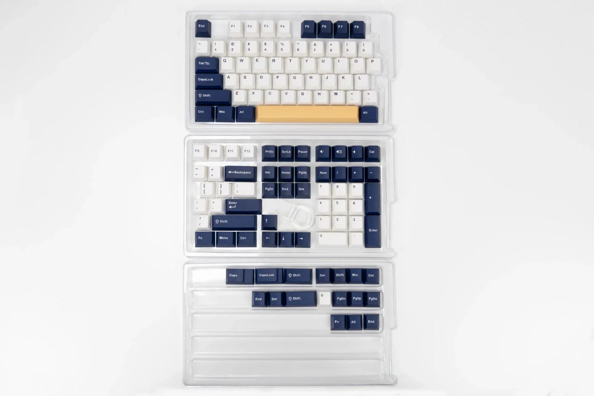 QWERTY Submarine Cherry profilú PBT double-shot keycap szett