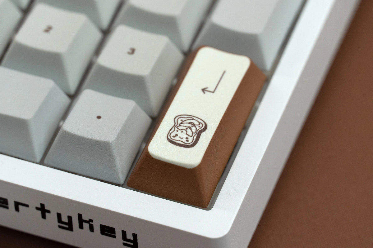 QwertyKey Coffee dye-sub keycap szett, Cherry profil