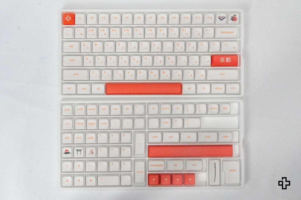 QwertyKey Kyoto XDA profilú PBT keycap szett
