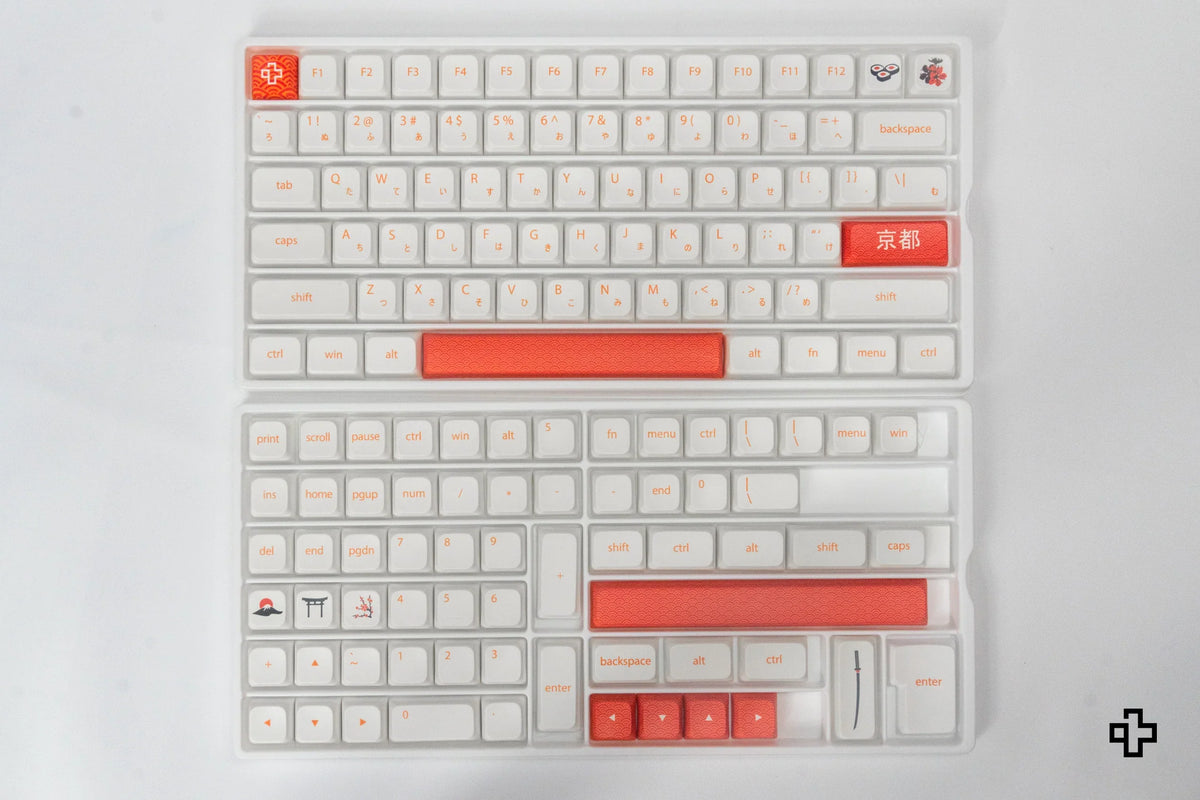 QwertyKey Kyoto XDA profilú PBT keycap szett