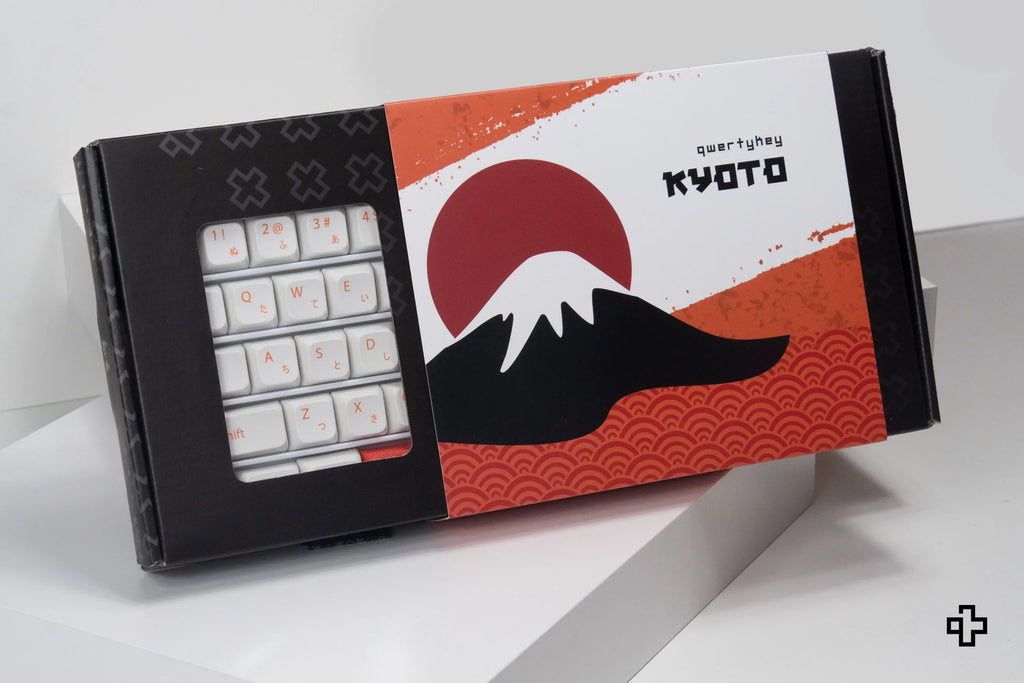 QwertyKey Kyoto XDA profilú PBT keycap szett