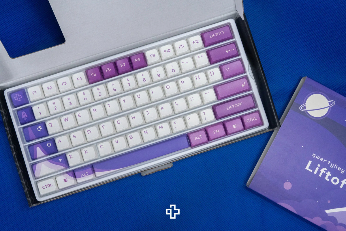QwertyKey LiftOff XDA profilú PBT keycap szett