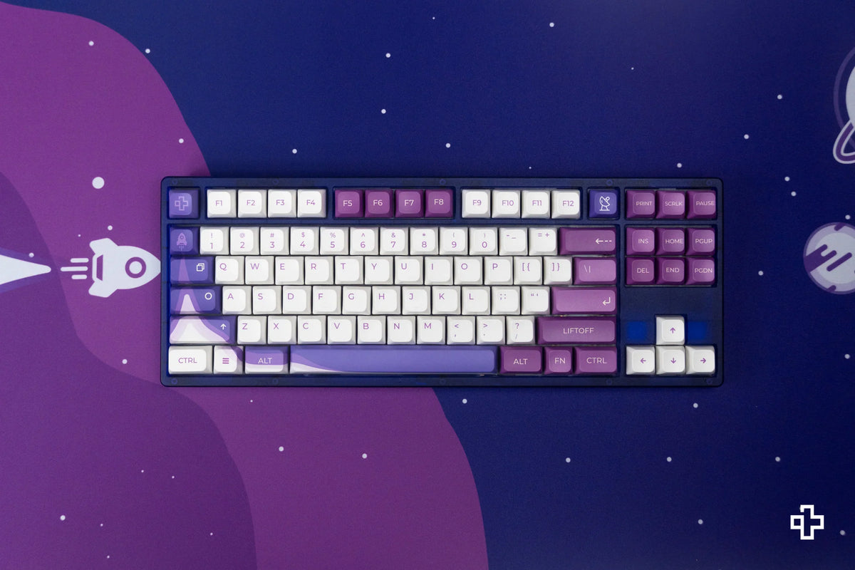 QwertyKey LiftOff XDA profilú PBT keycap szett