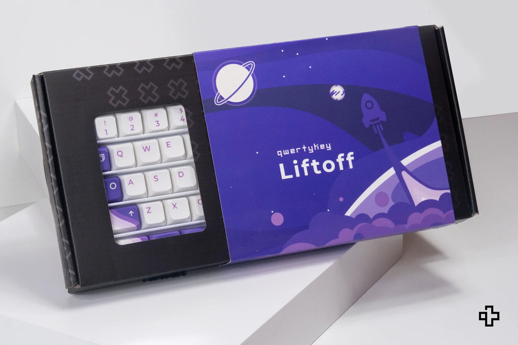 QwertyKey LiftOff XDA profilú PBT keycap szett
