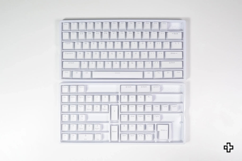 White Pudding áttetsző OEM profilú PBT keycap szett