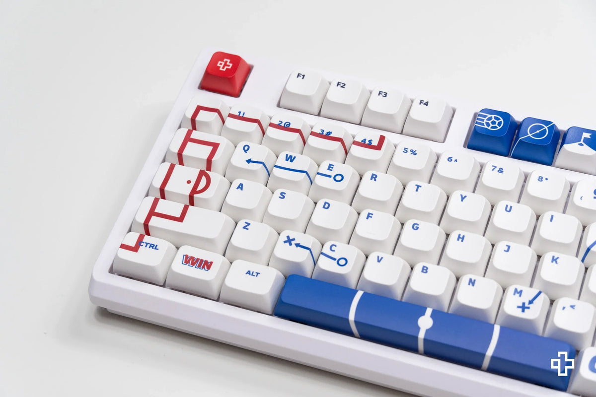 QwertyKey Euro 2024 Anglia XDA profilú PBT keycap szett
