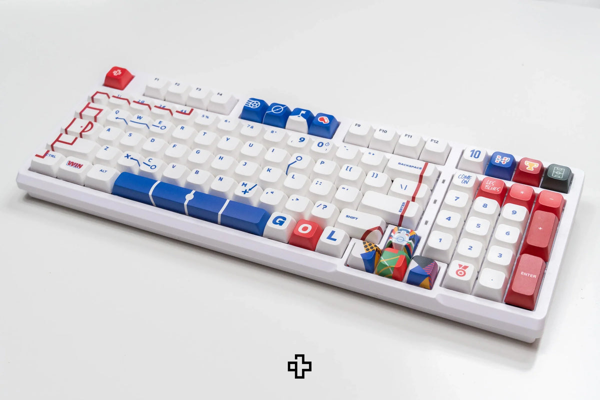 QwertyKey Euro 2024 Anglia XDA profilú PBT keycap szett