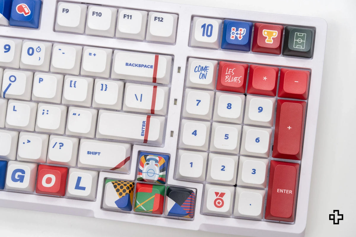 QwertyKey Euro 2024 Anglia XDA profilú PBT keycap szett