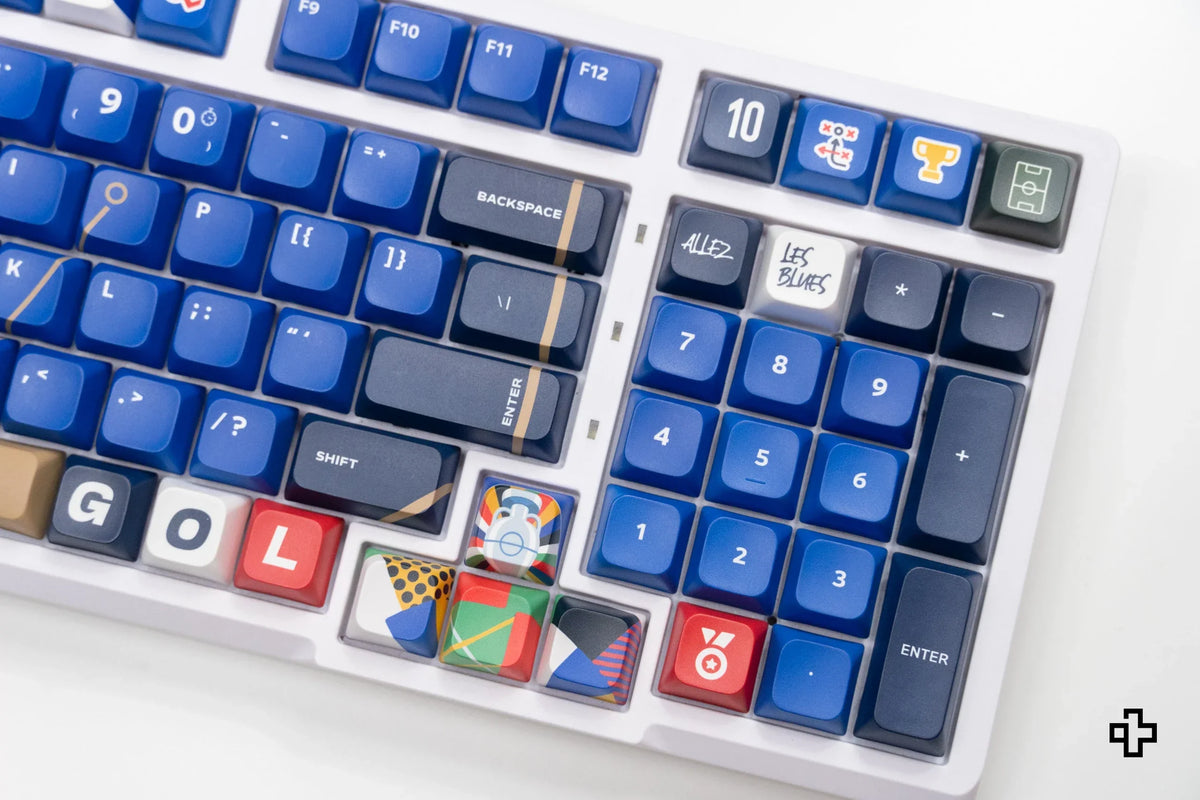 QwertyKey Euro 2024 Franciaország XDA profilú PBT keycap szett