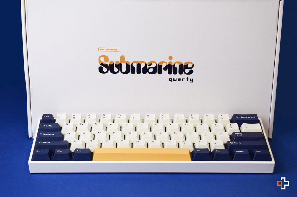 QWERTY Submarine Cherry profilú PBT double-shot keycap szett