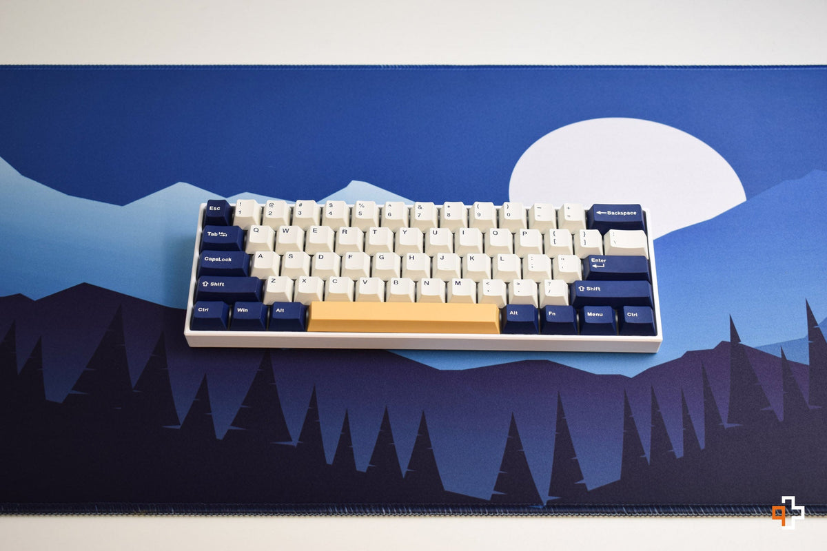 QWERTY Submarine Cherry profilú PBT double-shot keycap szett