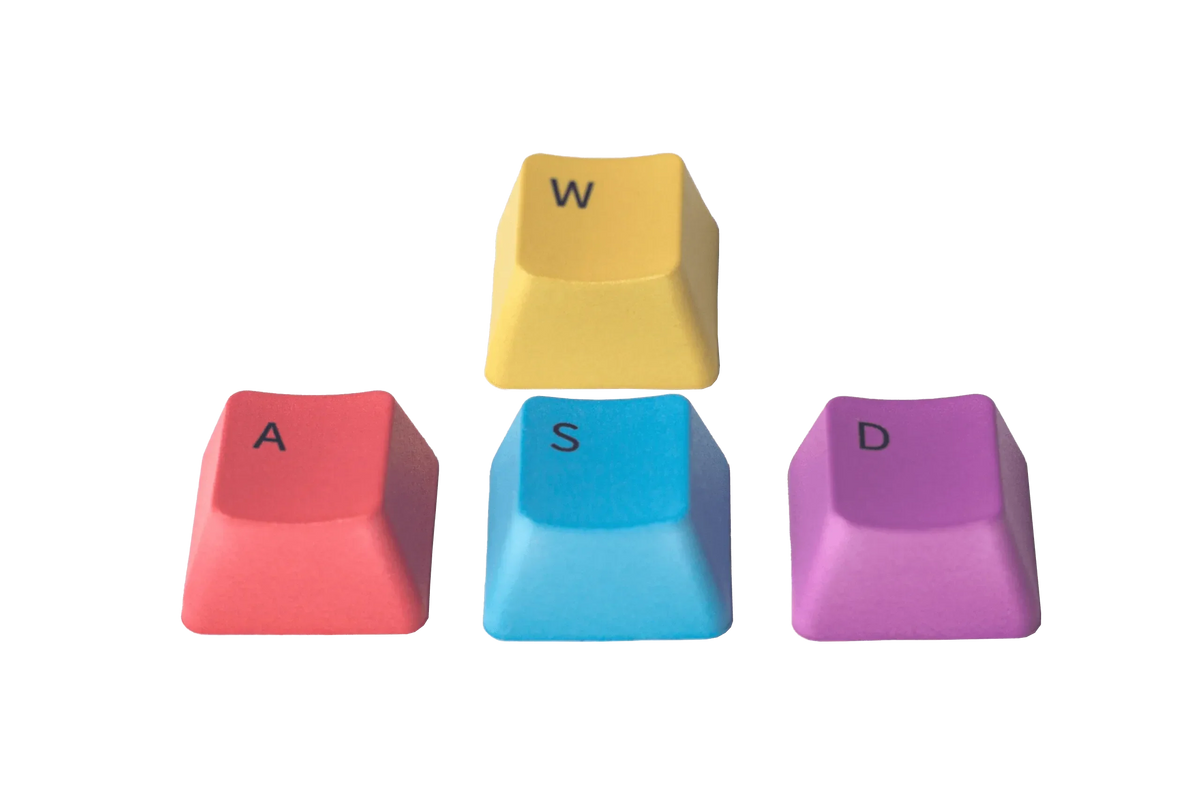 WASD PBT keycap szett