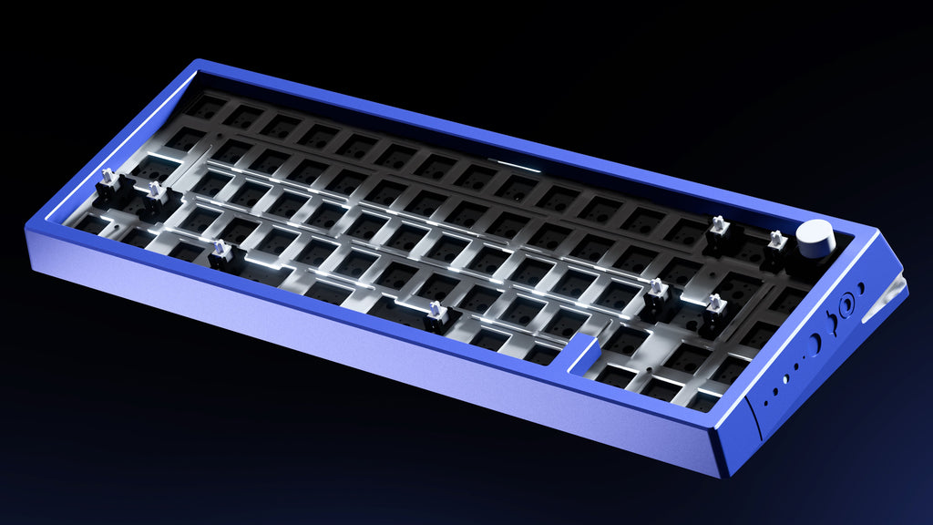 QwertyKey x Meletrix Zoom65 V3 Liftoff – custom alumínium billentyűzet, vezeték nélküli, Full RGB, QMK/VIA