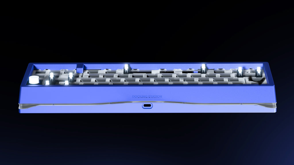 QwertyKey x Meletrix Zoom65 V3 Liftoff – custom alumínium billentyűzet, vezeték nélküli, Full RGB, QMK/VIA